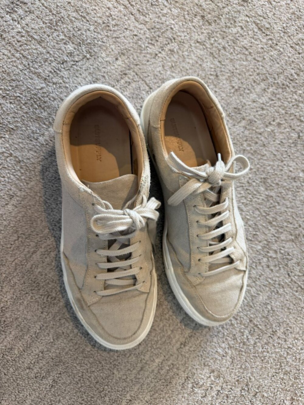 Suitsupply Beige Suede Sneakers EU 39 Men